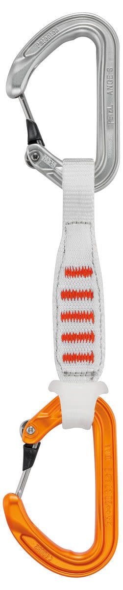Petzl Ange S QuickDraw, Color: Orange / Grey, Size: 10 cm (S + S)