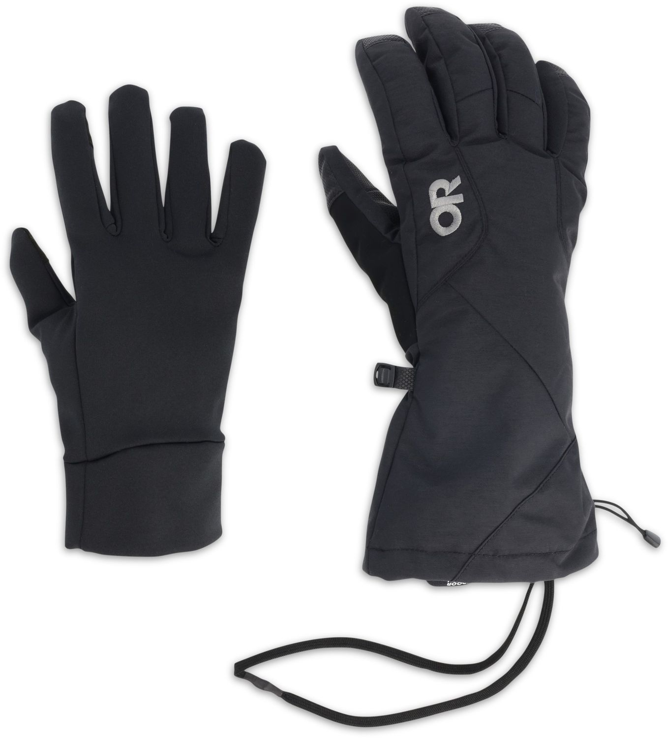 OR Men&#39;s Adrenaline 3-in-1 Glove, Color: Black, Size: S