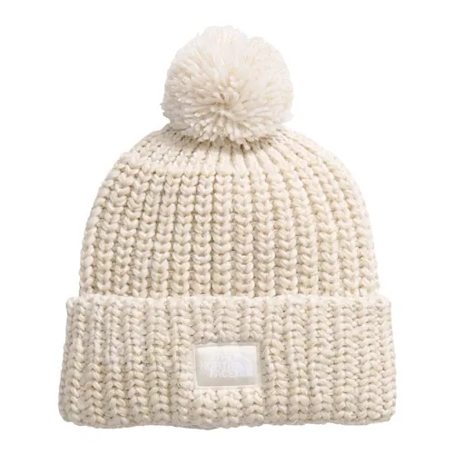 TNF Cozy Chunky Beanie, Color: TNF Black/Gardenia White