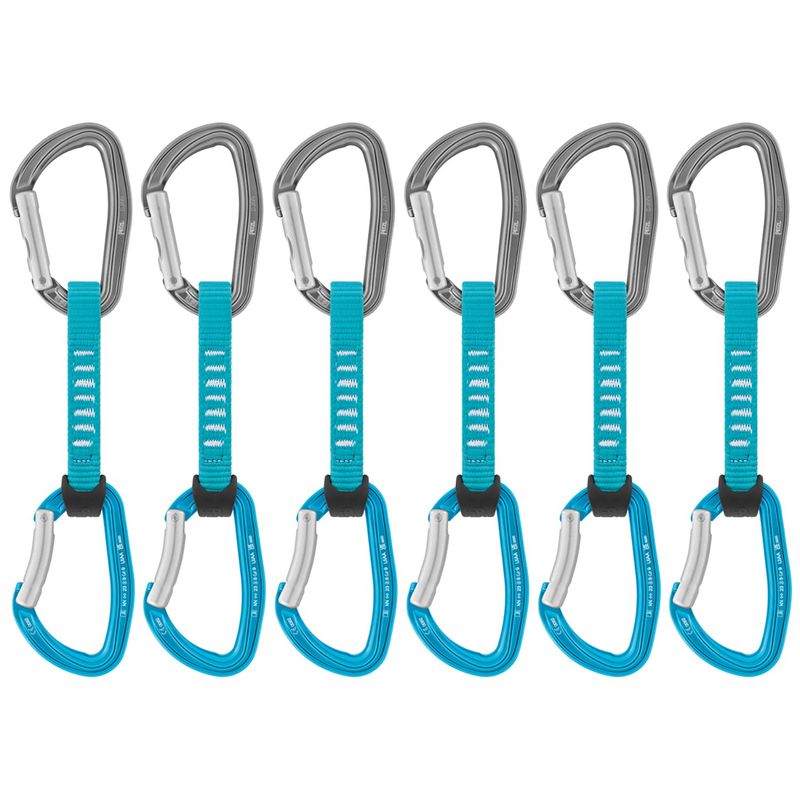 Petzl Djinn Axess Quickdraw 6pack 11cm Turquoise