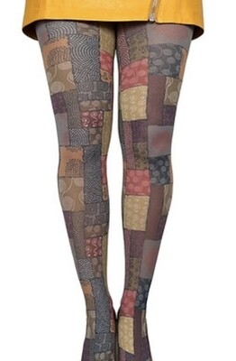African Patchwork Tights