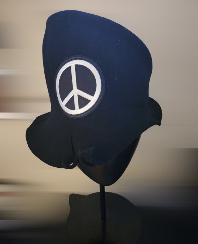Designer Made Black Felt Hat