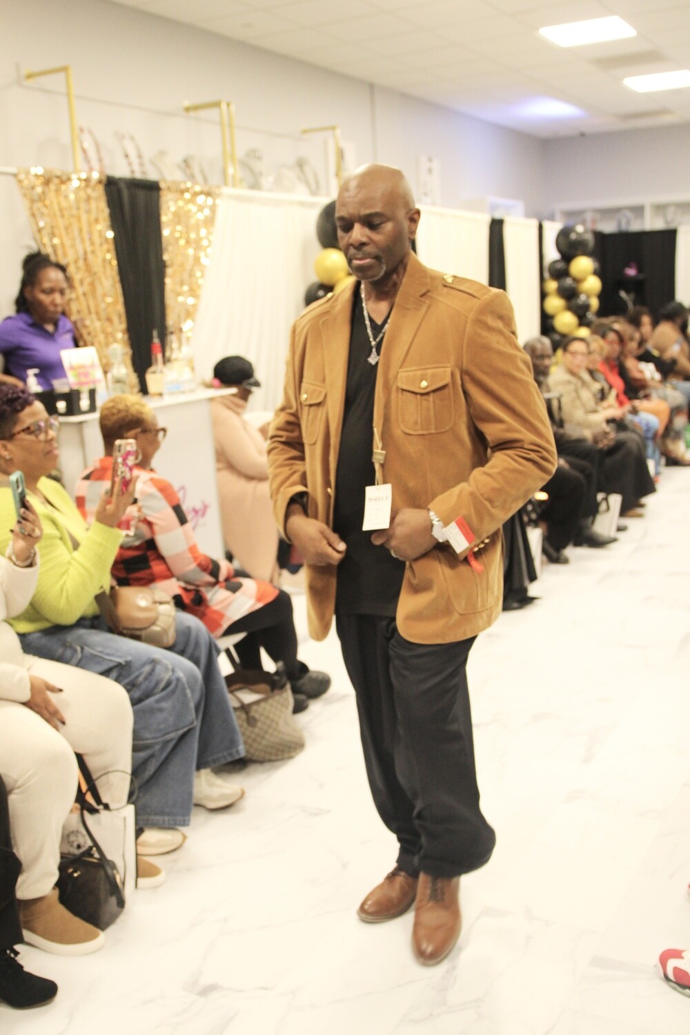 Paramilitary Velveteen Blazer
