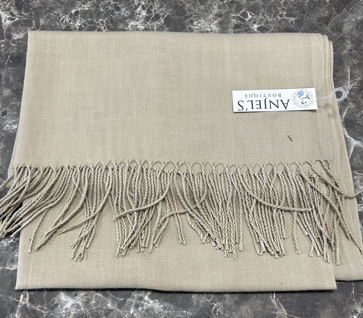 Cashmere Fringe Scarf