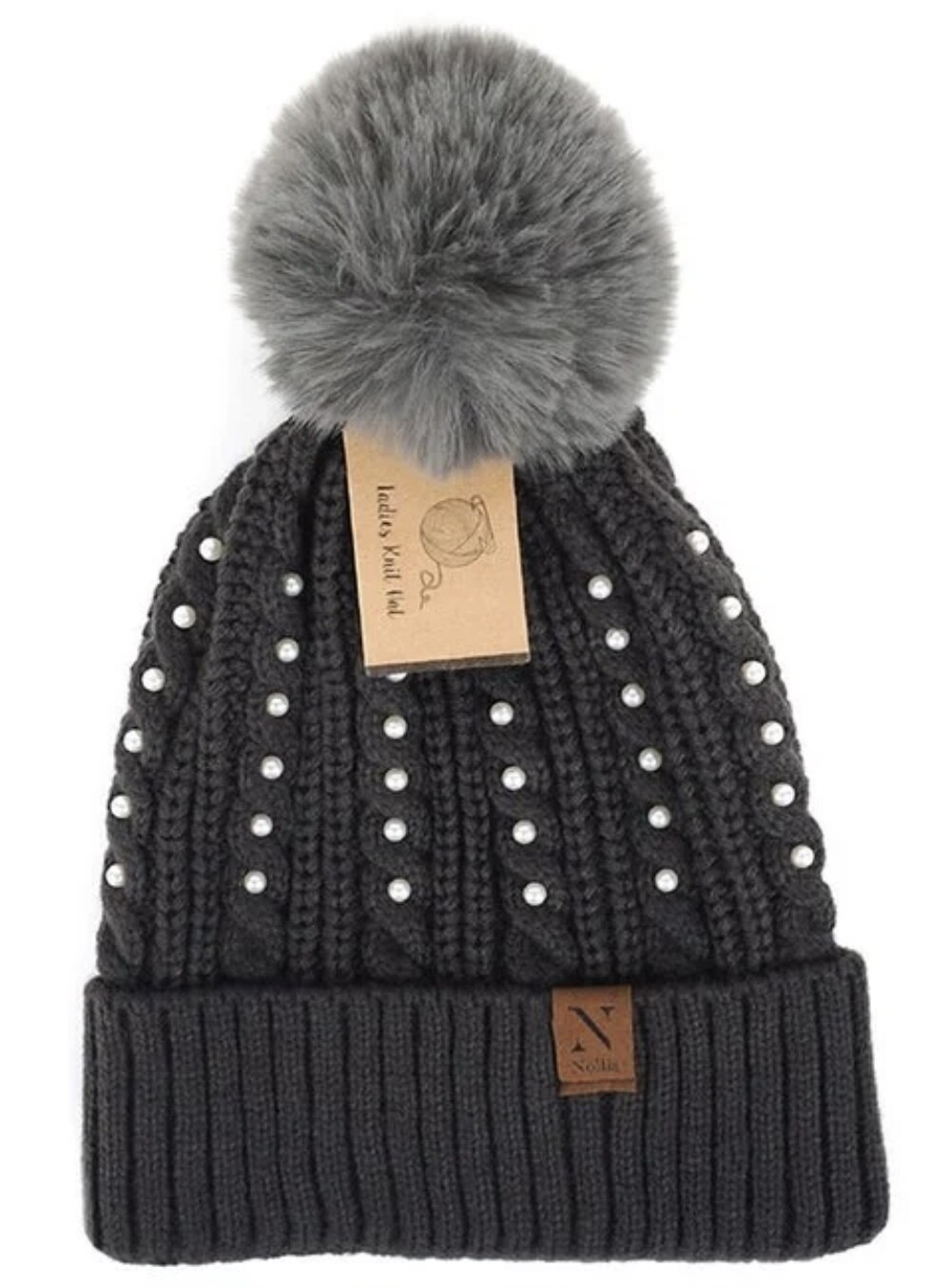 Pearl Winter Knit Hat