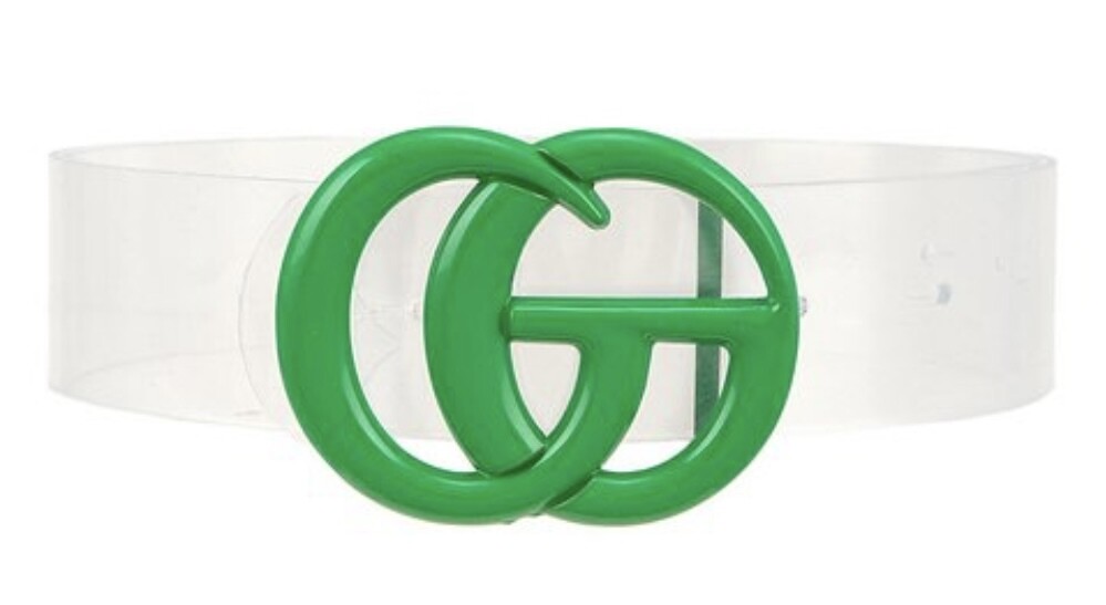 Transparent Logo Belt