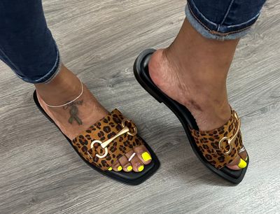 Leopard Sandal