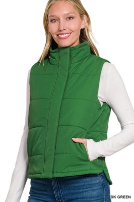 Verde Puffer Vest