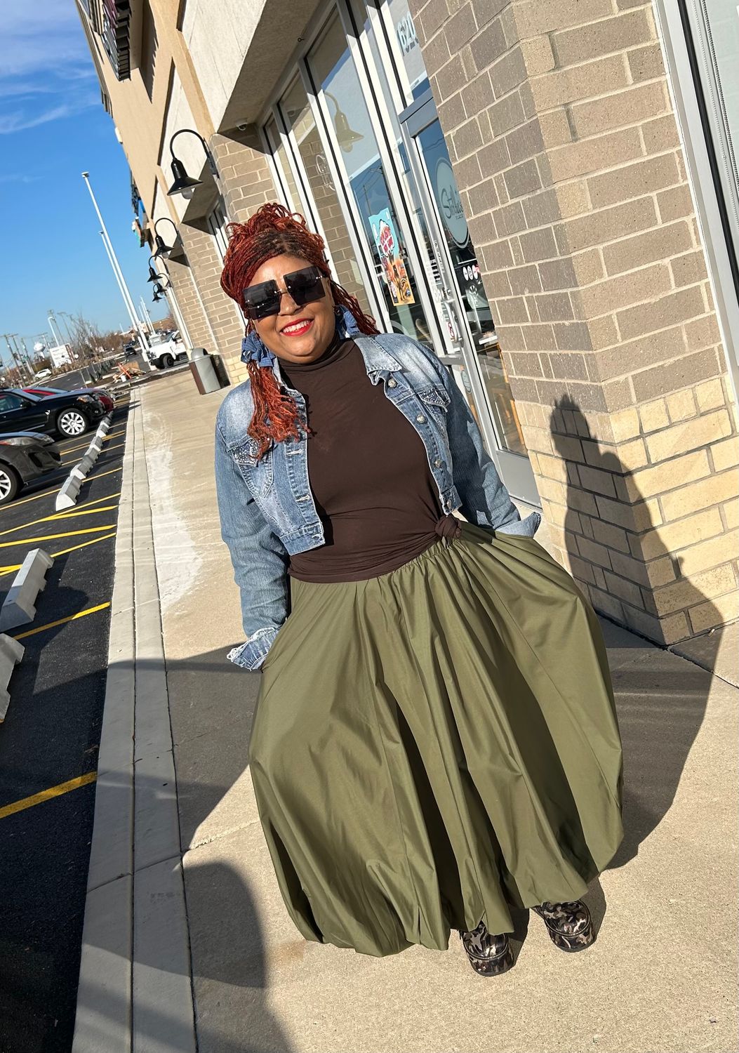 Love Interest Skirt - Olive