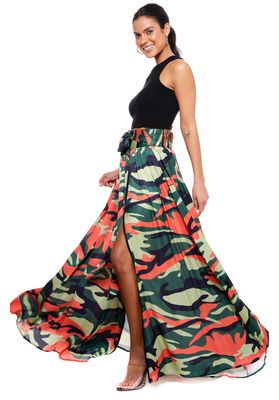 Citrus Camo Skirt