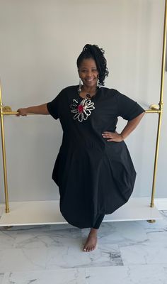 Black Balloon Dress