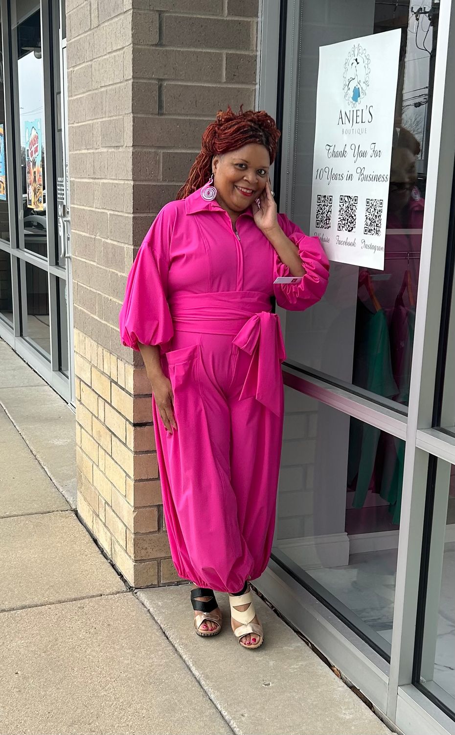 Blouson Wide Leg Jumpsuit