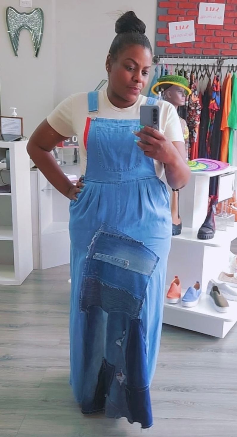 Repurposed Overall Denim Maxi
