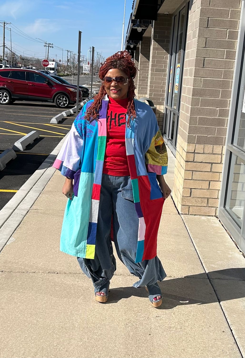 Color Block Duster