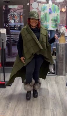 Olive Wool Vest
