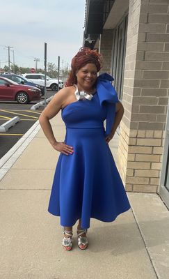 Royalton Bow Midi Dress