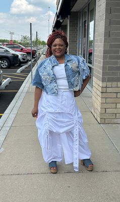 Ruched Skirt Jogger Set