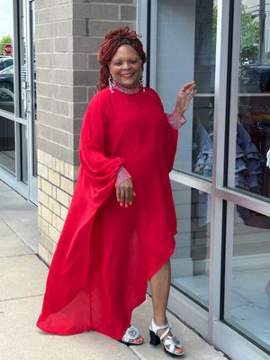 Rhinestone Embellishment Top/Dress