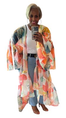 Kimono Ruffle Duster