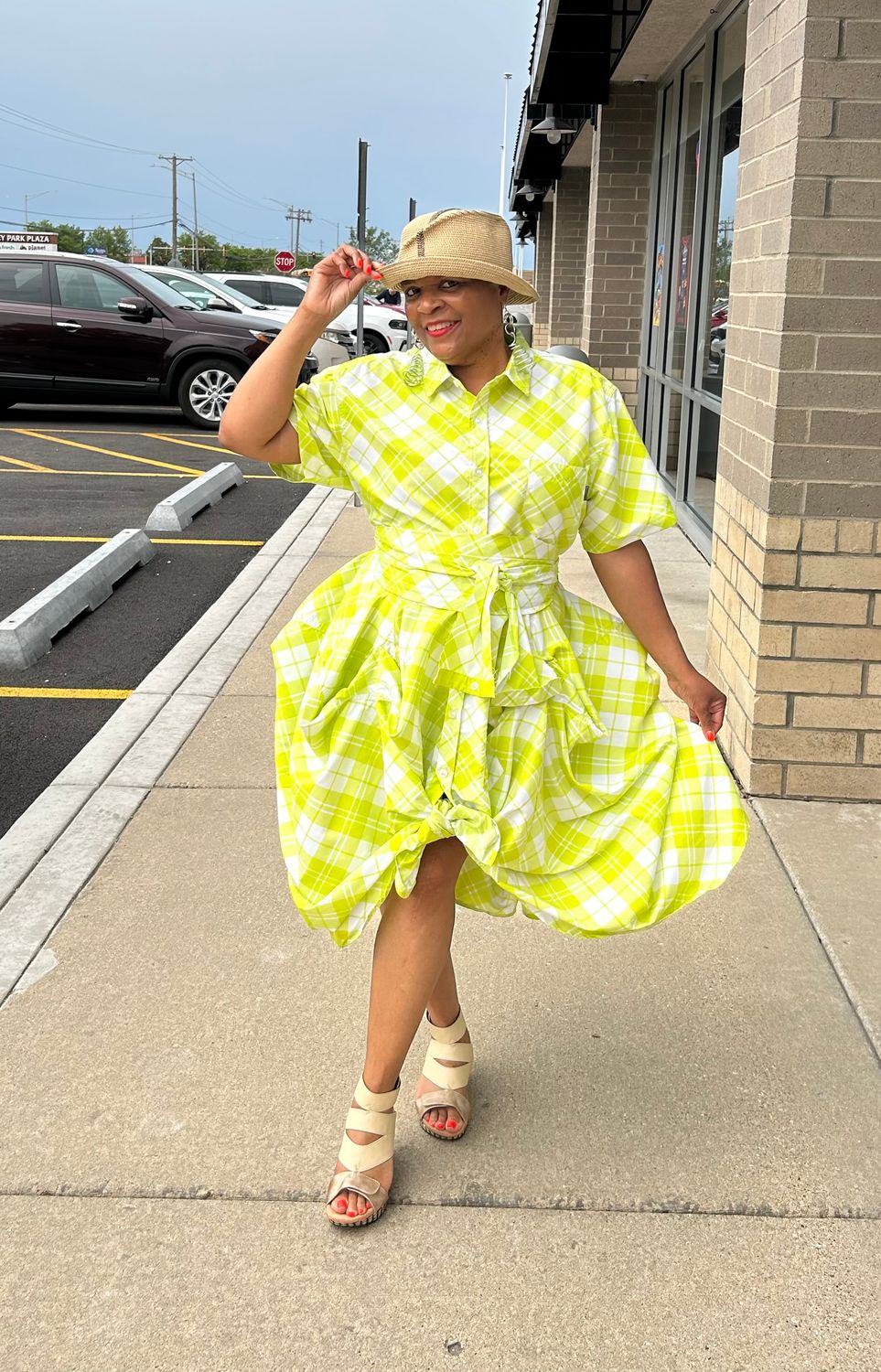 Summertime Plaid Dress