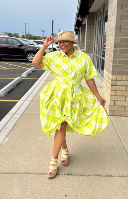 Summertime Plaid Dress