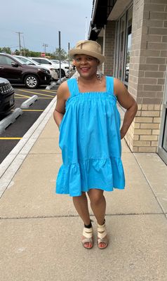 Babydoll Poplin Dress