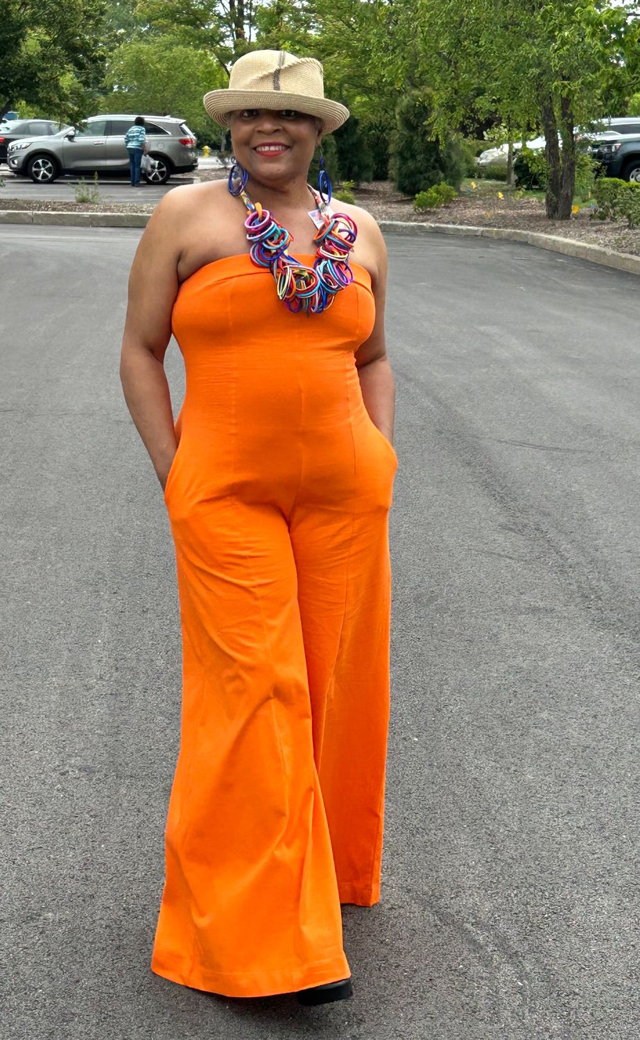 Cutout Tube Jumpsuit