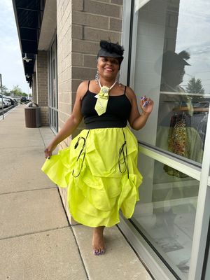Linen Ruched Skirt/Dress