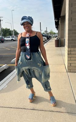 Skirted Jeans