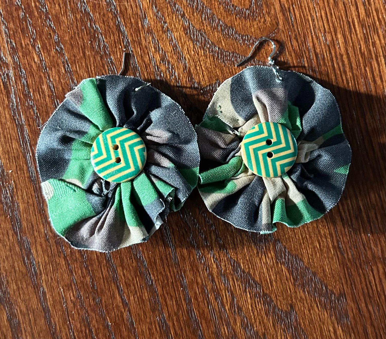 Bloom Button Earrings Small