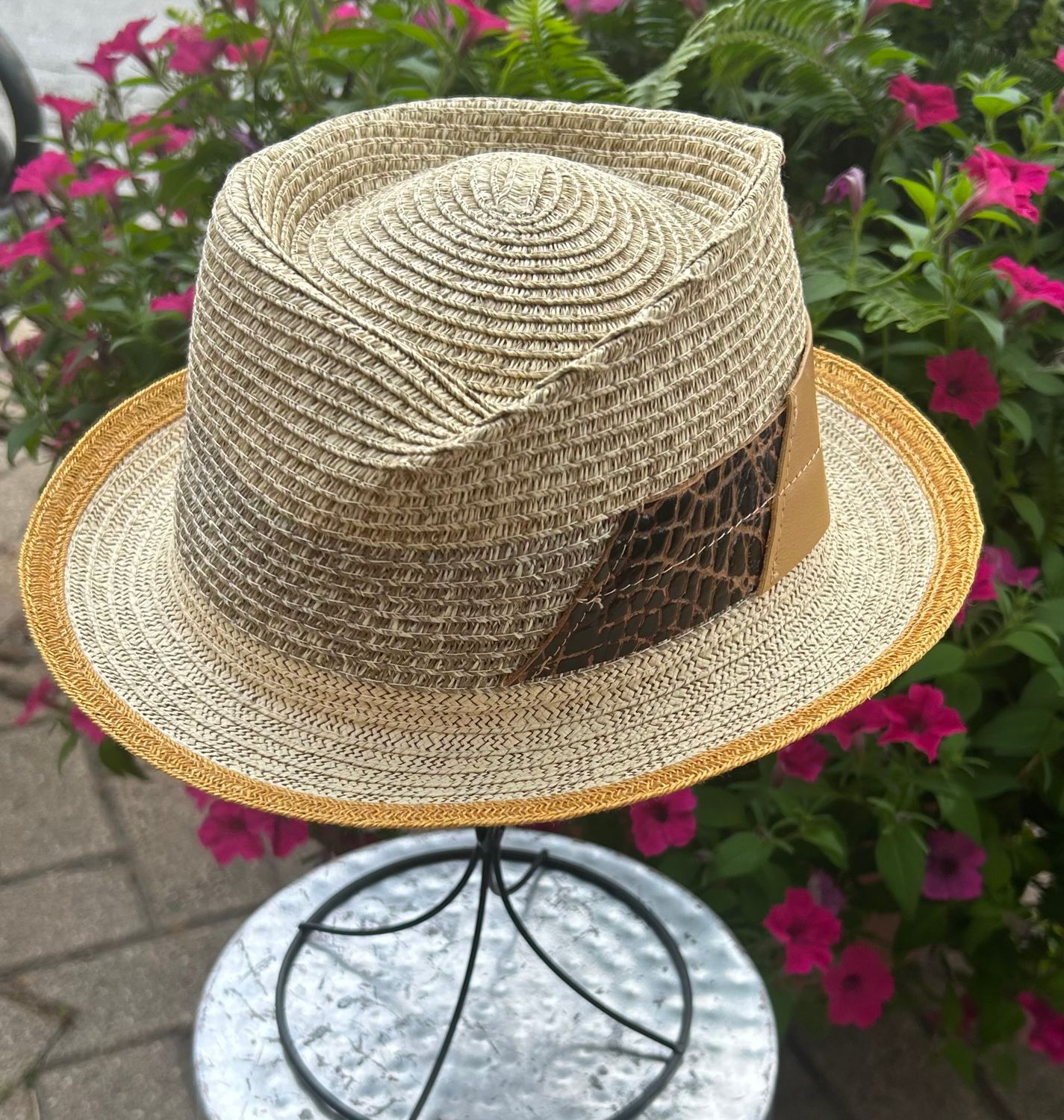 Handmade Leather Band Hat