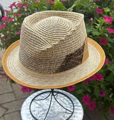 Handmade Leather Band Hat
