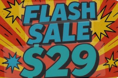 Flash Sale $29.00 &amp; up