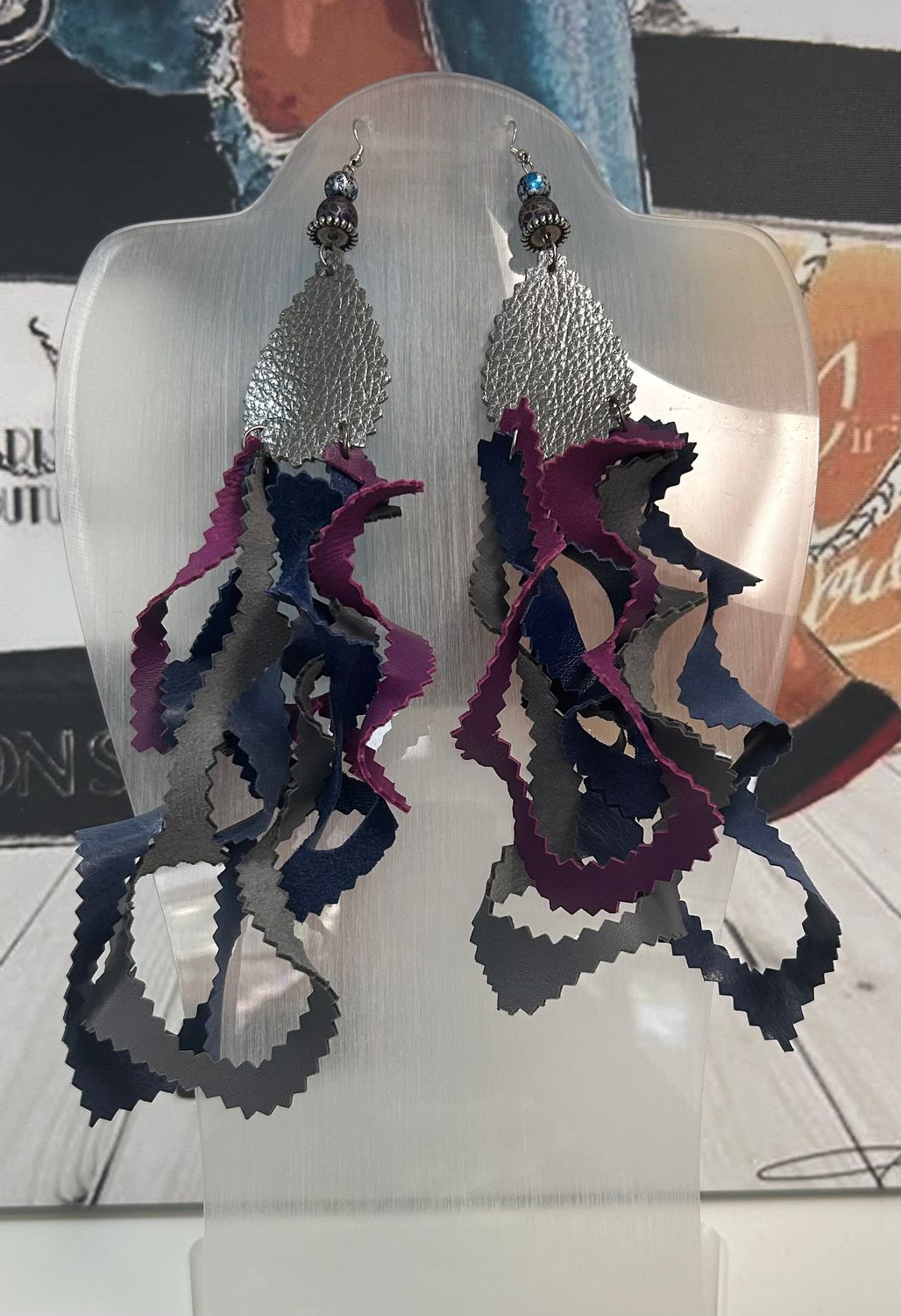 Genuine Leather Earrings