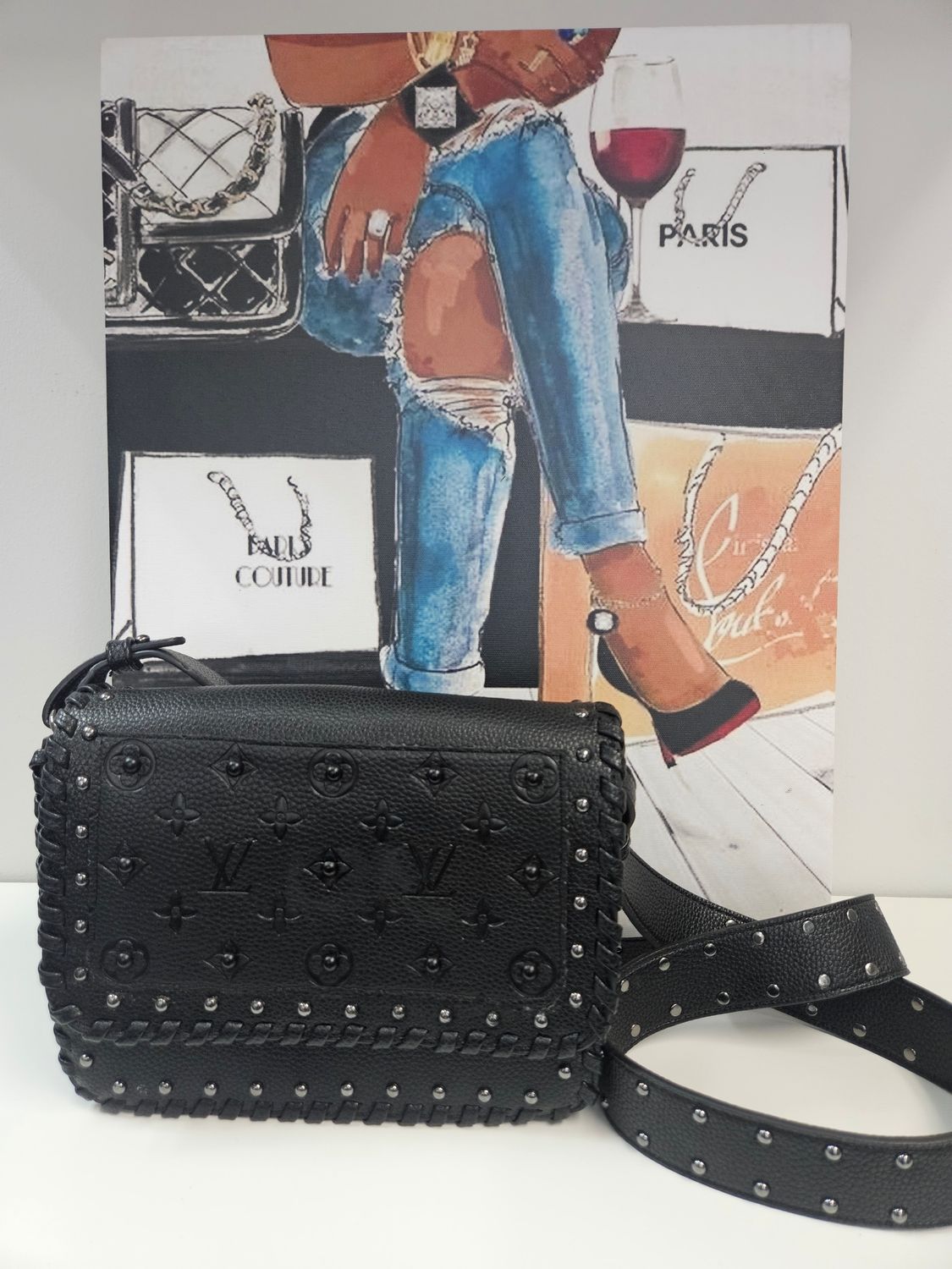 LV Inspired Crossbody