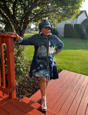 Upcycled Denim Patchwork Jacket