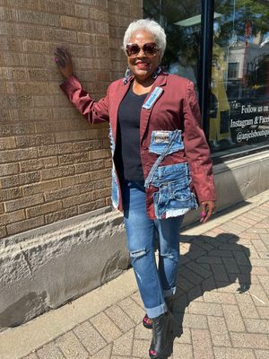 Vintage Palette Patchwork Blazer