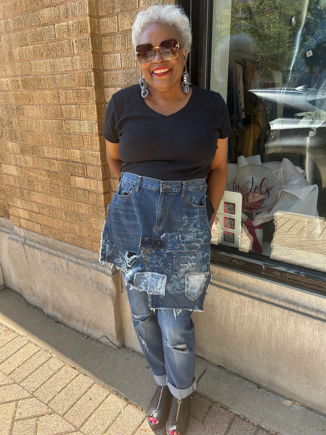 Denim Convertible Apron