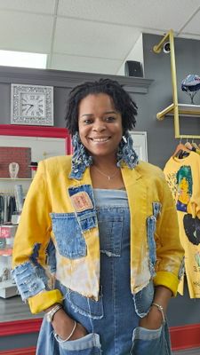 Sunshine Denim Crop Blazer