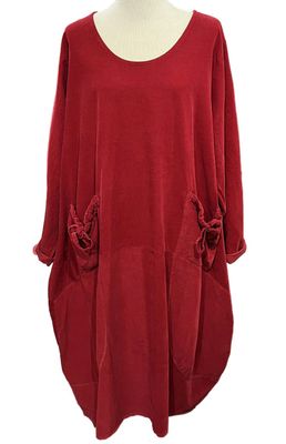 Big Pocket Corduroy Dress