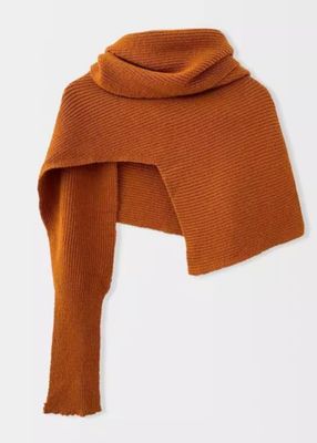 Pullover Split Shawl Scarf