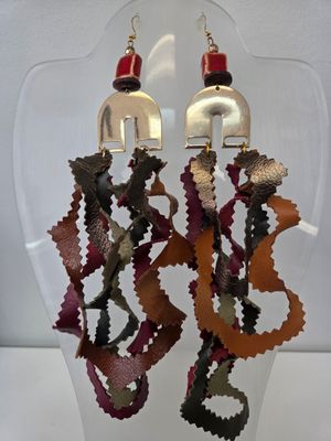Genuine Leather Earrings