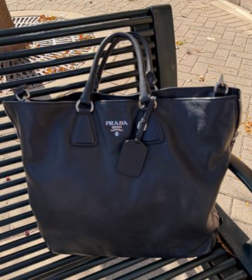 Genuine Leather Prada Bag