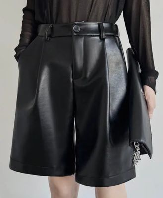 Faux Leather Shorts