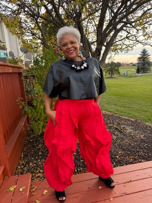 Dramatic Ruffle Joggers