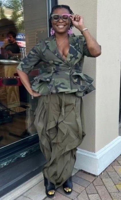 Dramatic Ruffle Joggers Olive