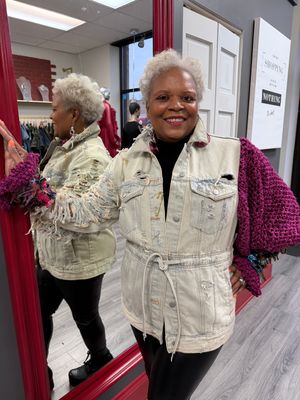 Crochet in Distressed Jacket