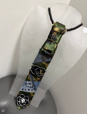 Chanel Camouflage Necktie