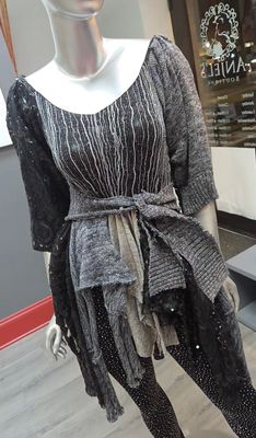 Repurposed Sequin Peplum