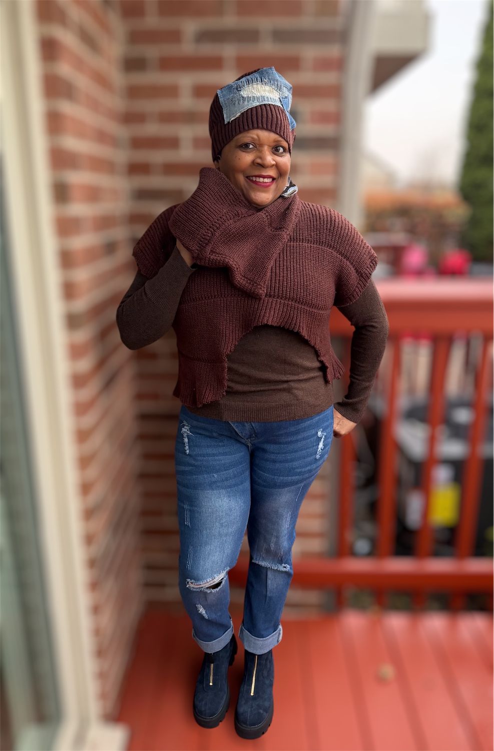 Handmade Sweater, Hat &amp; Scarf Set